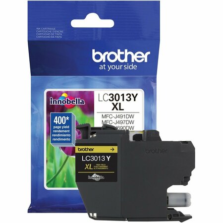 BROTHER INTERNATIONAL High Yield Yellow Ink Cartrid LC3013Y